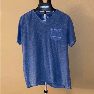 Blue V-Neck T-shirt